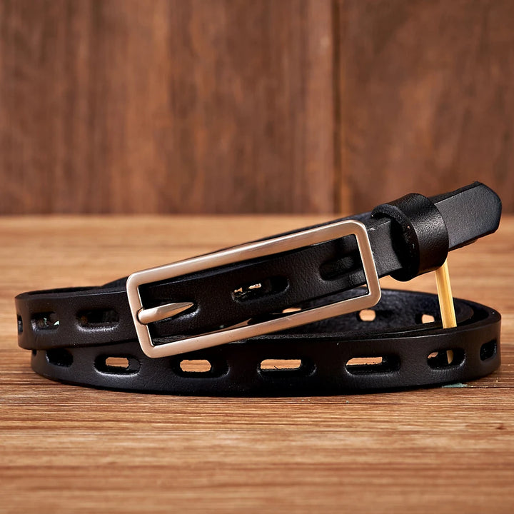 Skinny Leather Belt