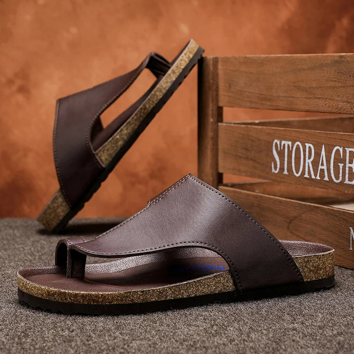 Jason Original Leather Slides
