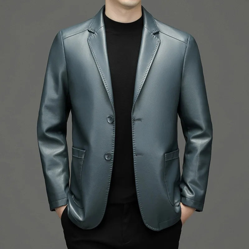Camden Leather Blazer