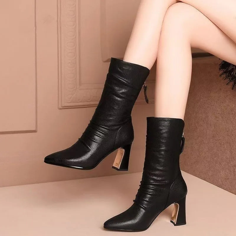 Clarks Soft Leather Boots