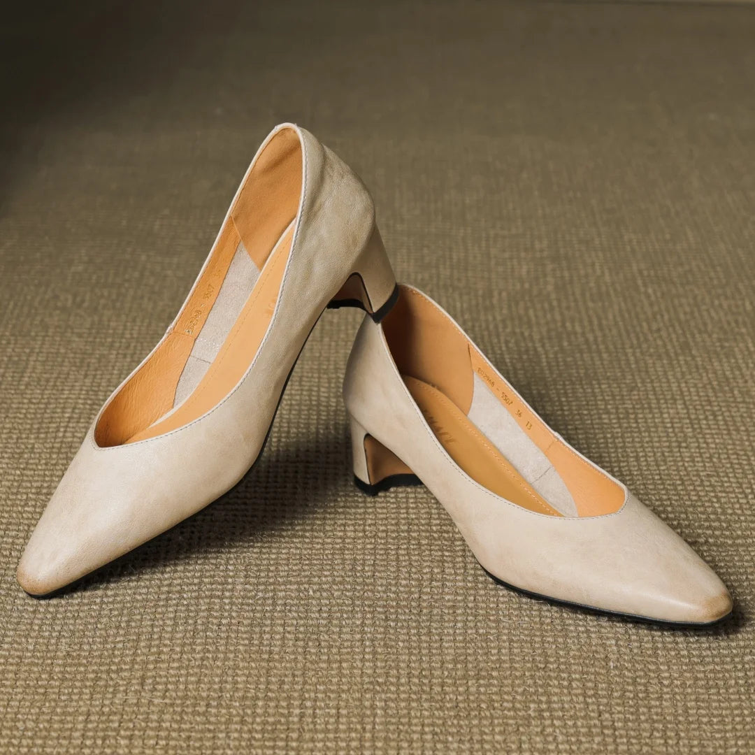 Trisha Leather Pumps