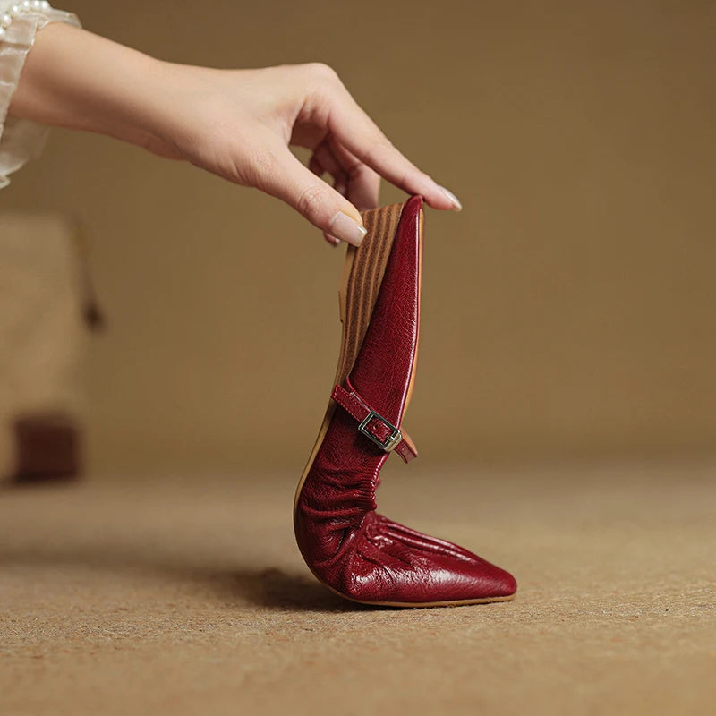 Simona Leather Mules