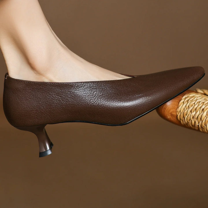 Louise Leather Pumps