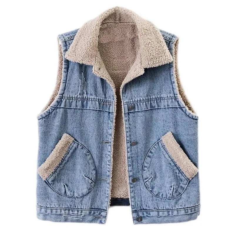 Premium Denim Waistcoat