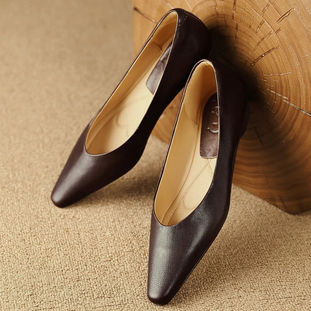 Rosaline Leather Pumps