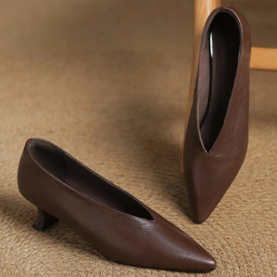 Louise Leather Pumps