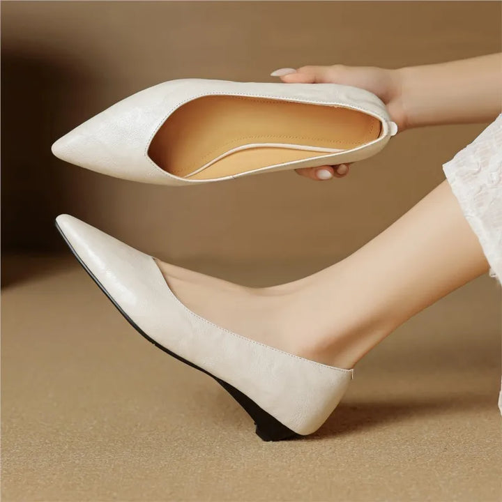 Elodie Leather Pumps