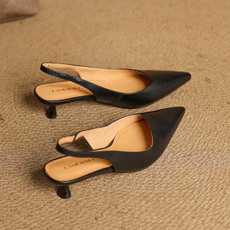 Frenchie Leather Sandals