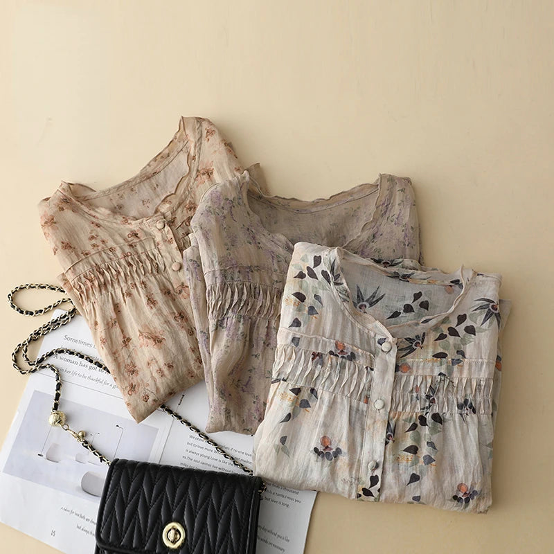 Orlinda Linen Blouse