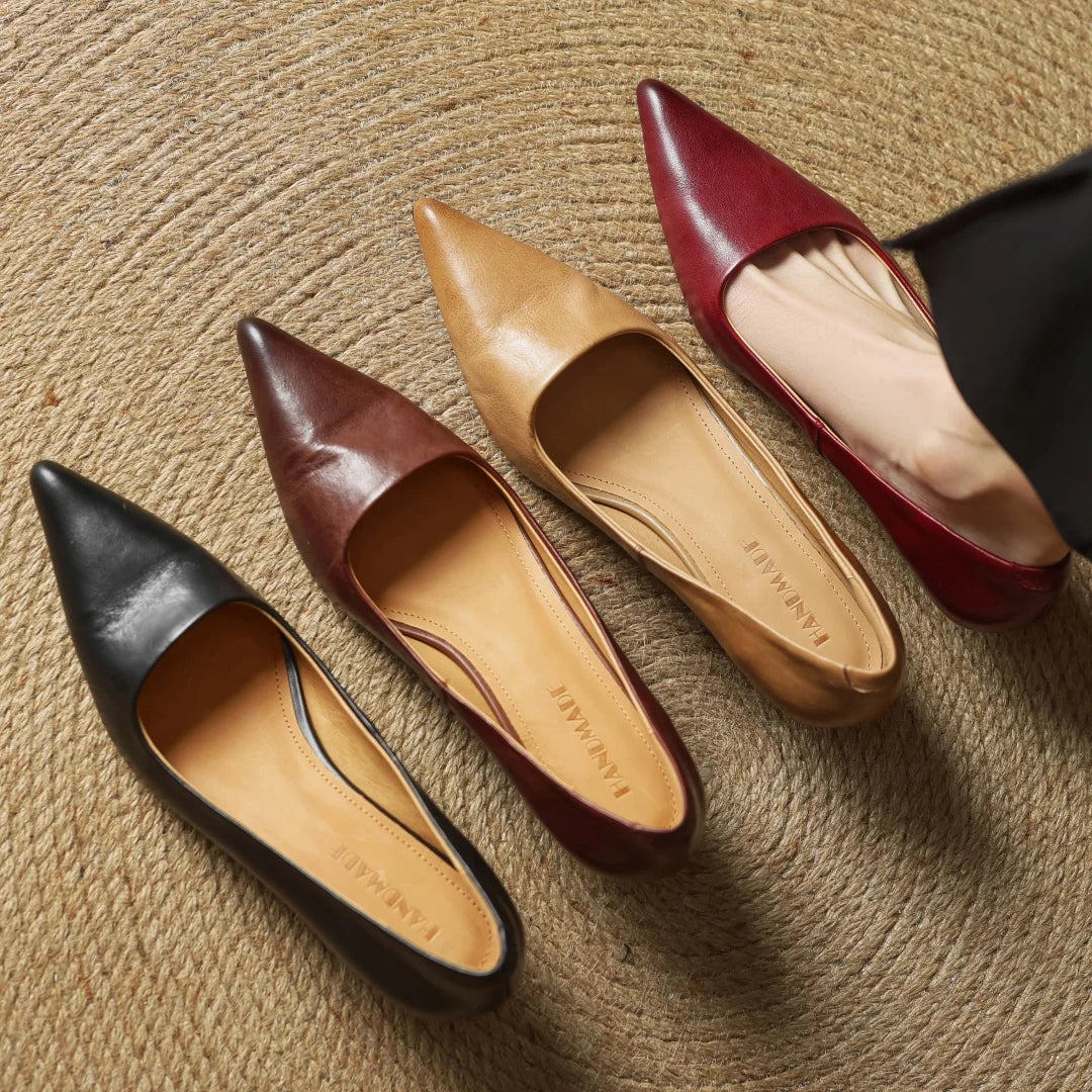 Martina Genuine Leather Pumps