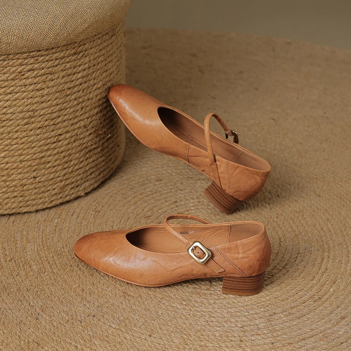 Margaret Leather Pumps