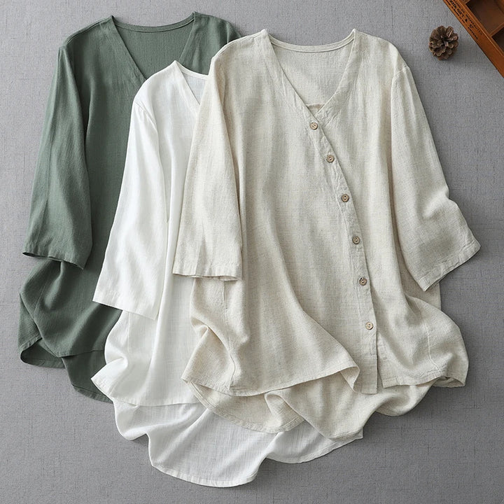 Natalia Linen Shirt