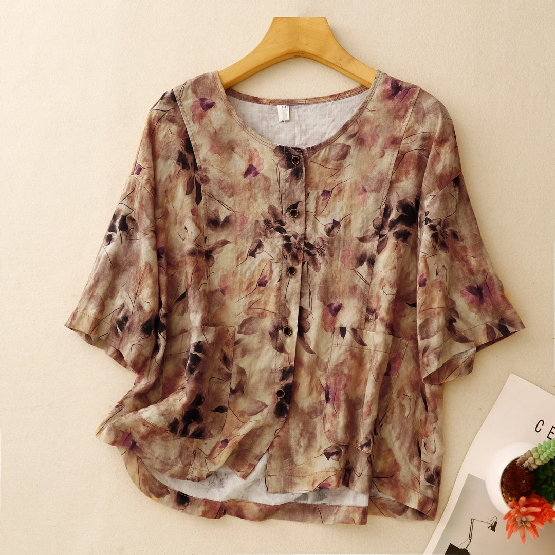 Jamila Linen Blouse