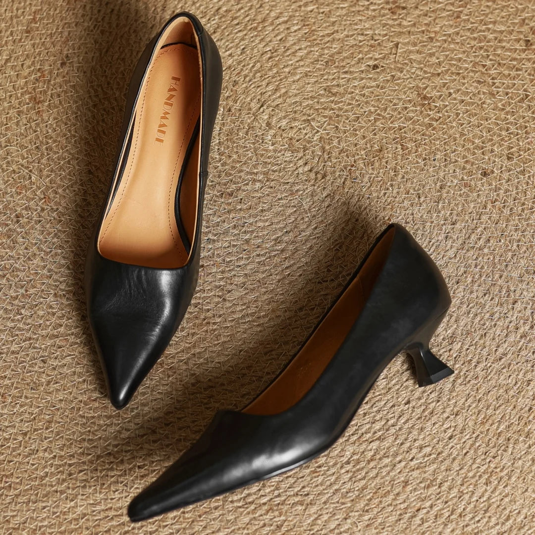 Martina Genuine Leather Pumps