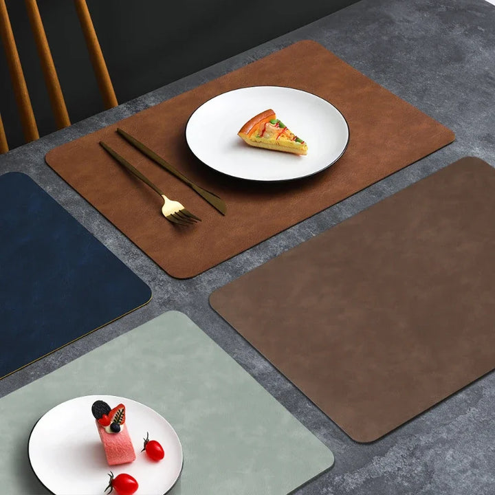 Leather Waterproof Food Mat