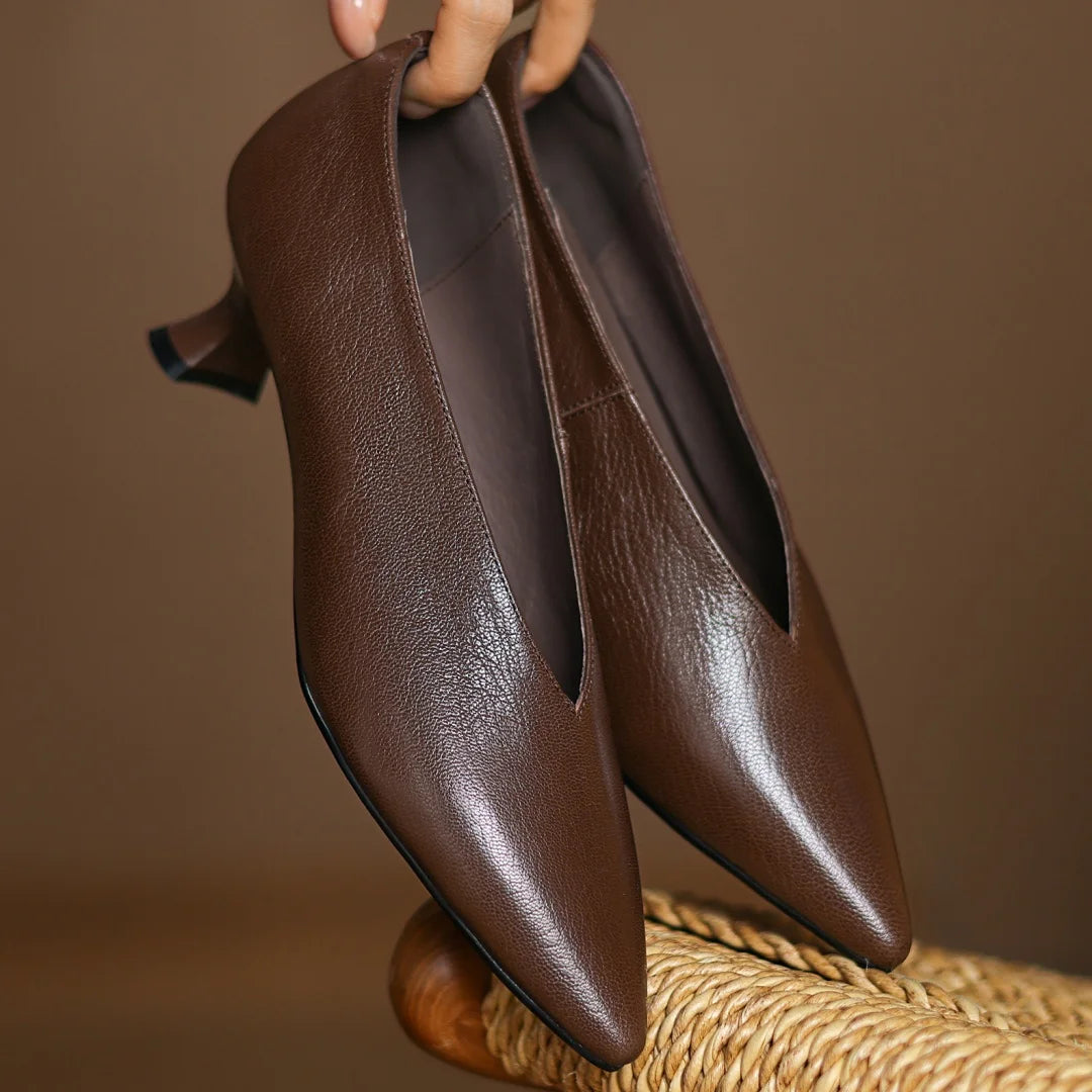 Louise Leather Pumps