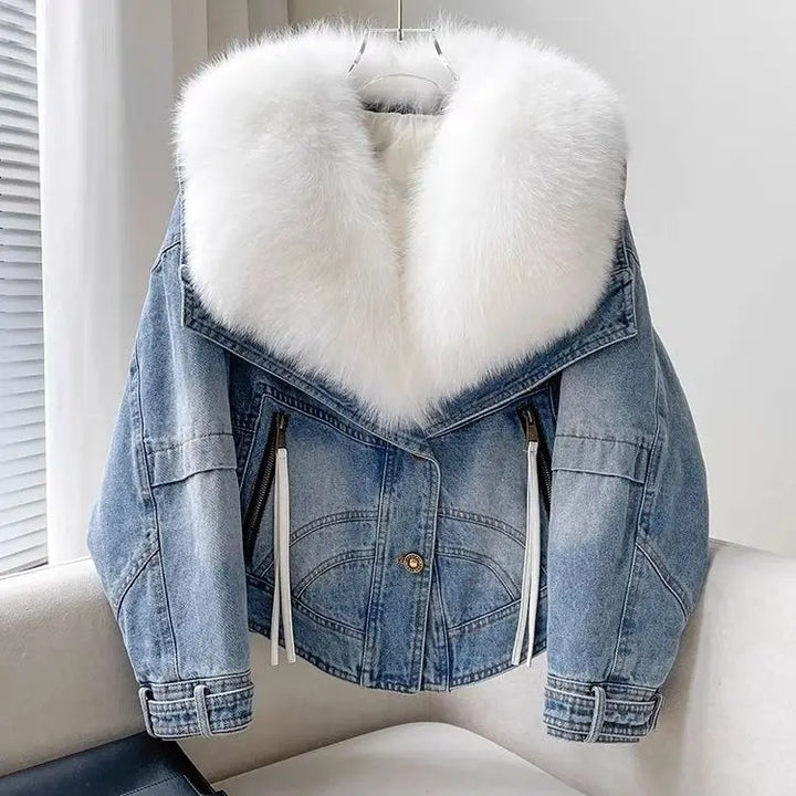 Megan Detachable Denim Coat