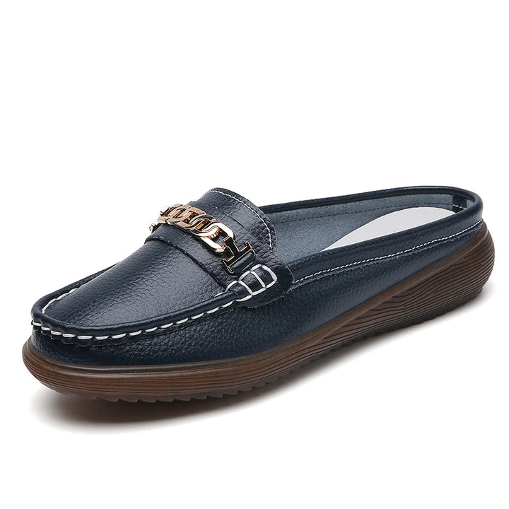 Anabella Leather Mules