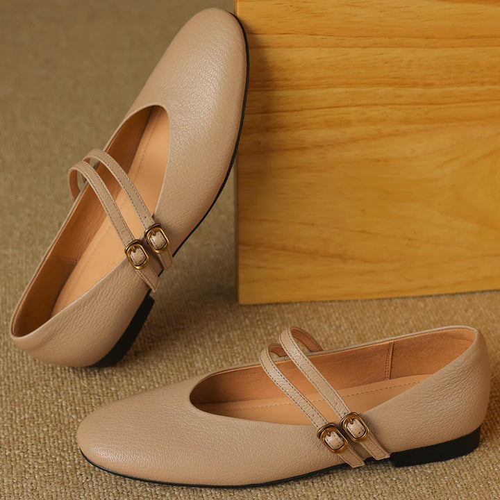 Lysandra Leather Ballet Flats