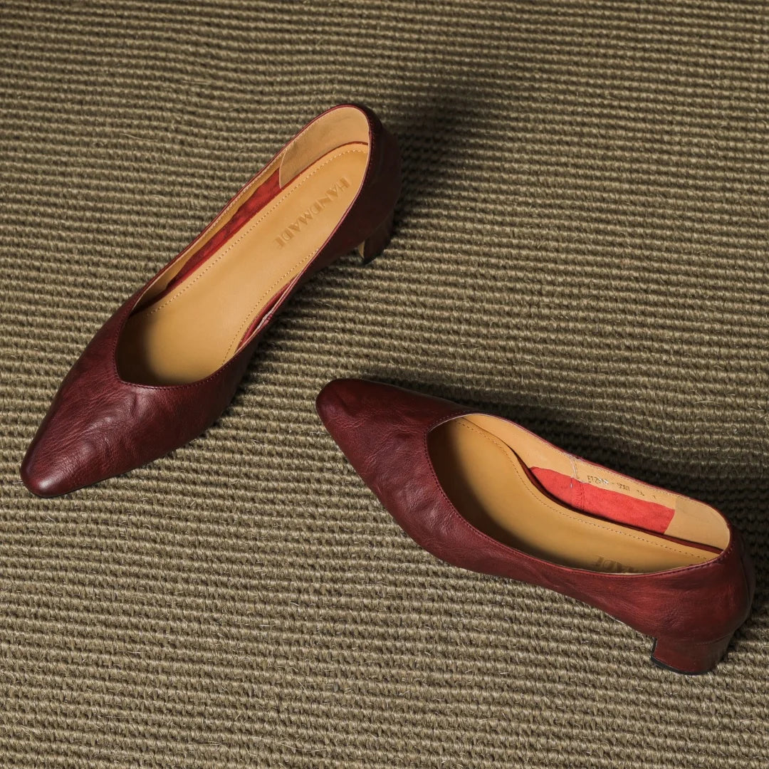 Trisha Leather Pumps