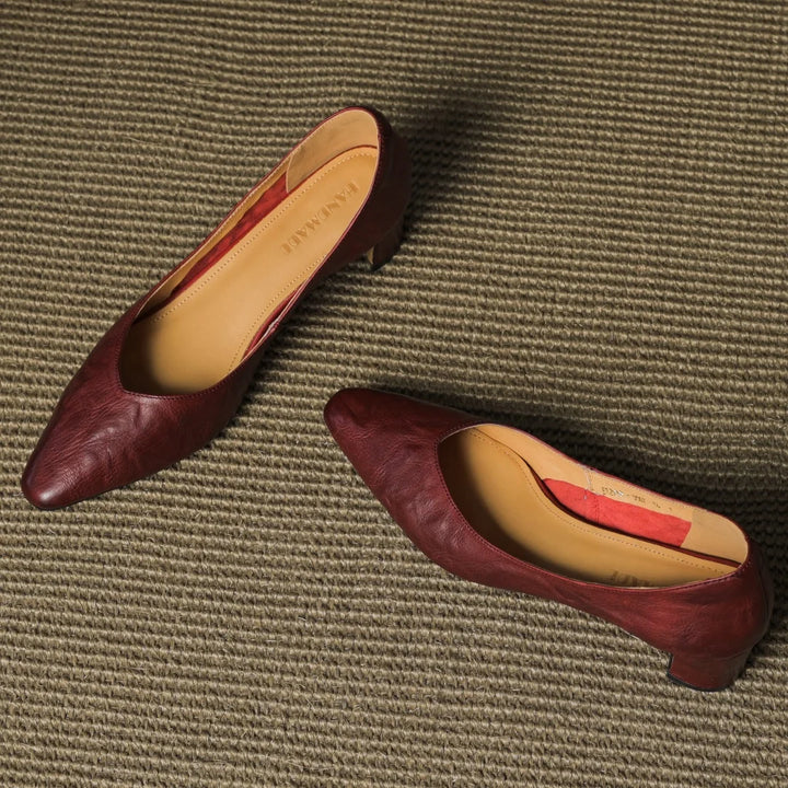 Trisha Leather Pumps