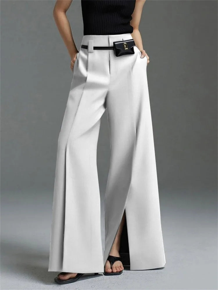 Halara Pleated Split Leg Pants