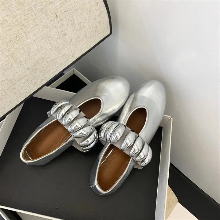 Briana Metal Buckle Shoes