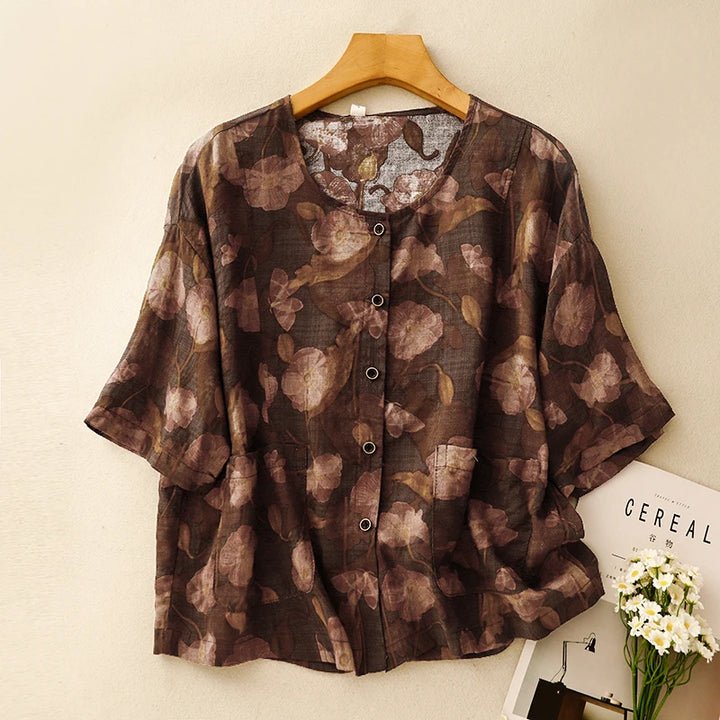 Jamila Linen Blouse