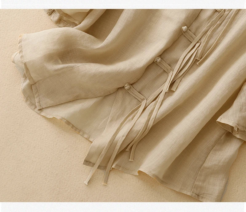 Amelia Linen Blouse