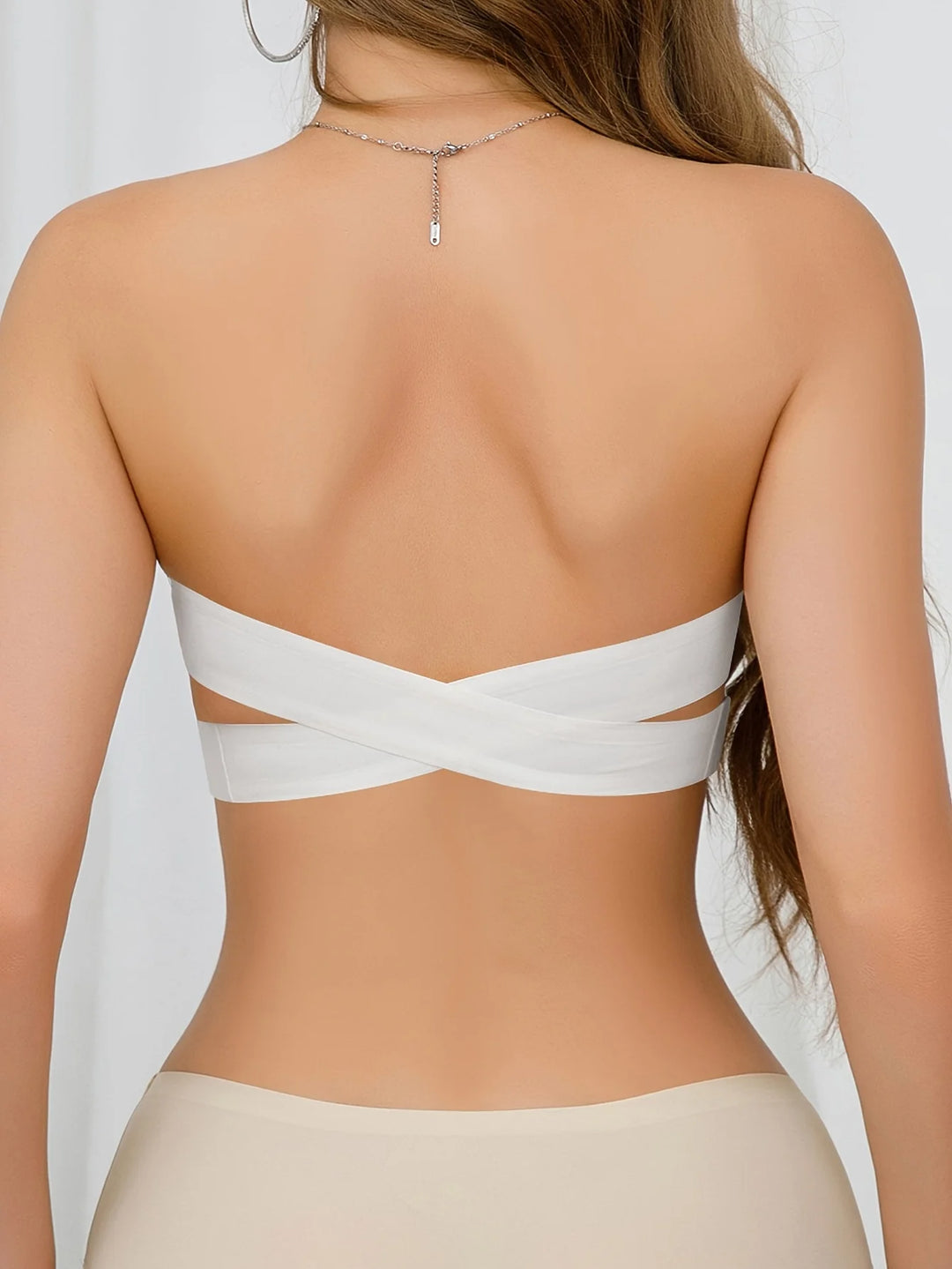 Side Clasps Strapless Bra