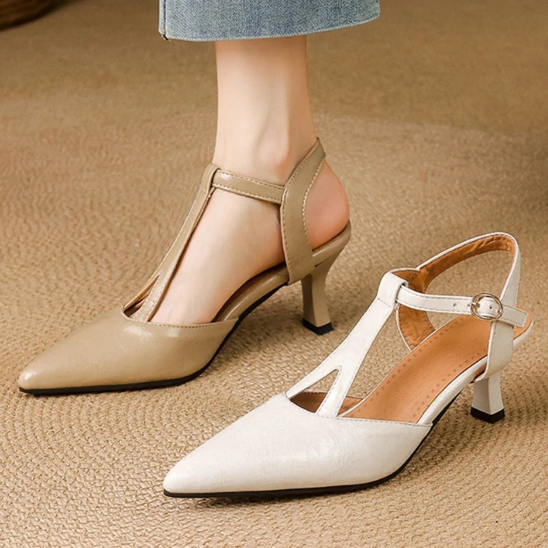 Monique Leather Pumps