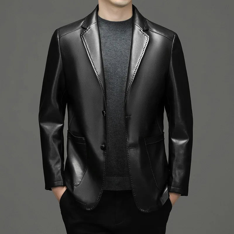 Camden Leather Blazer
