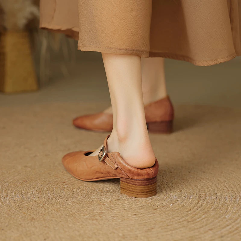 Margaret Leather Pumps