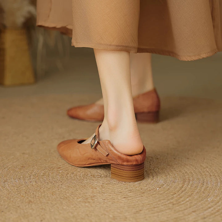 Margaret Leather Pumps