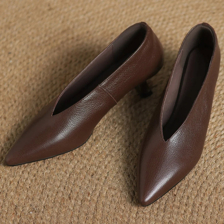 Louise Leather Pumps
