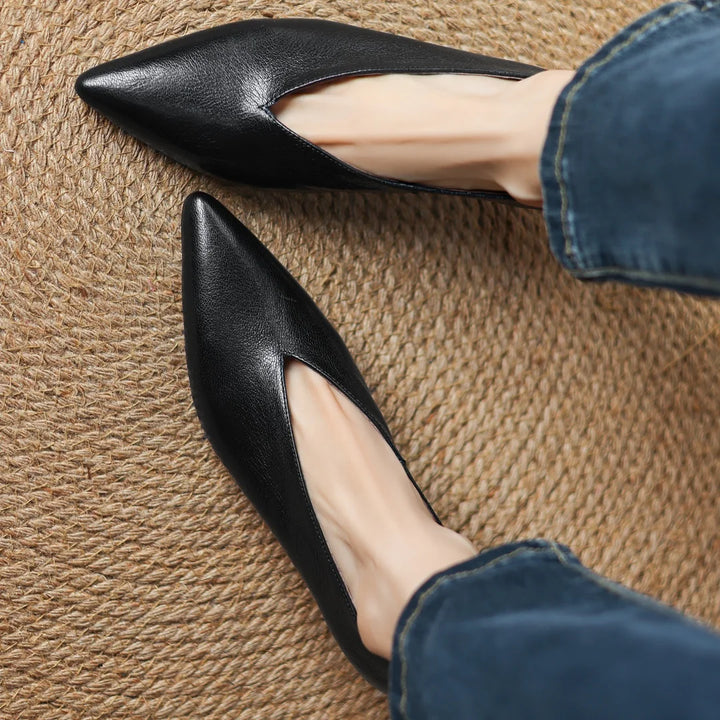 Louise Leather Pumps