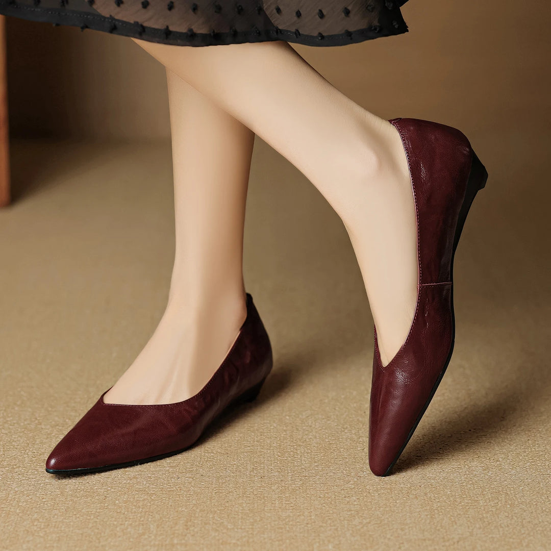 Elodie Leather Pumps
