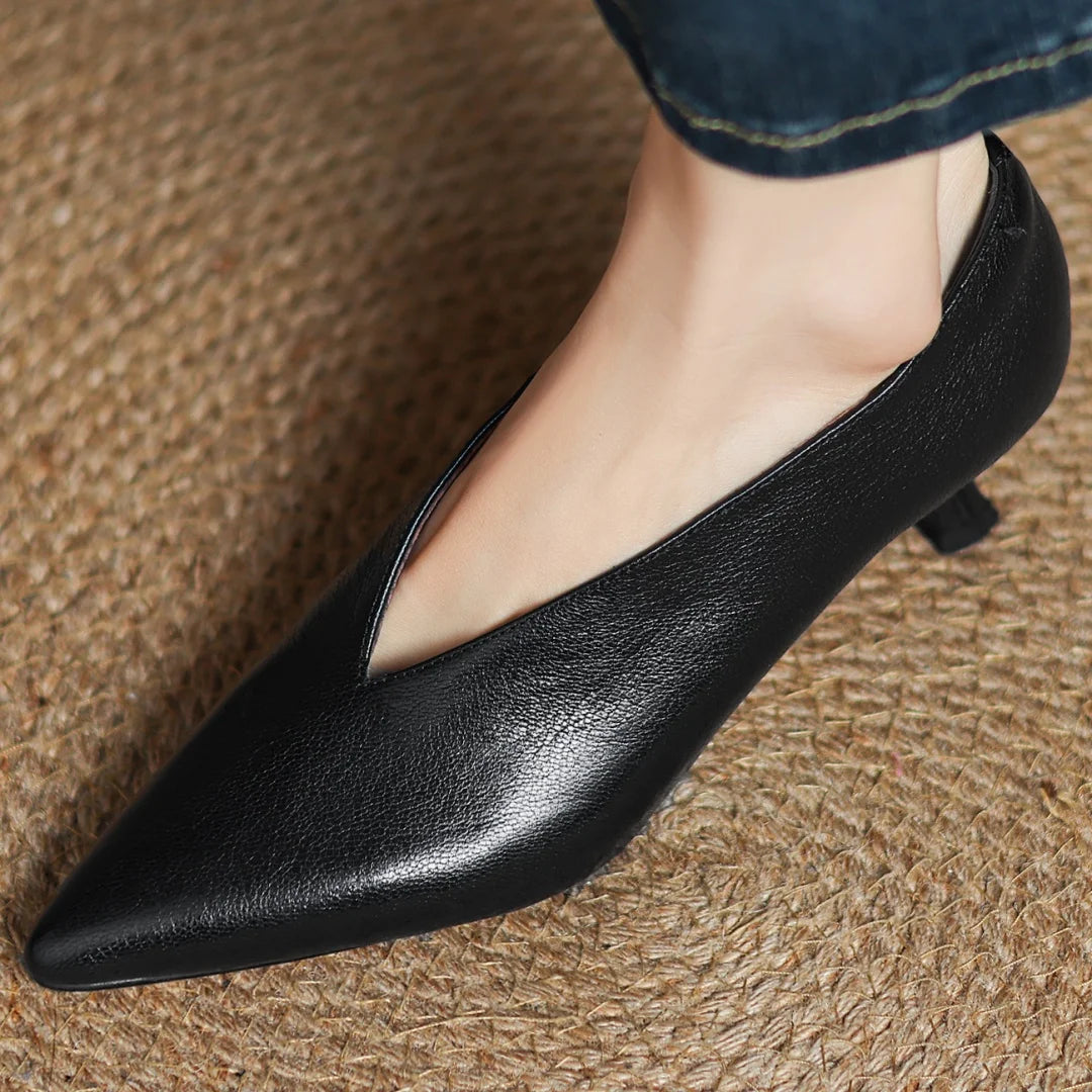 Louise Leather Pumps