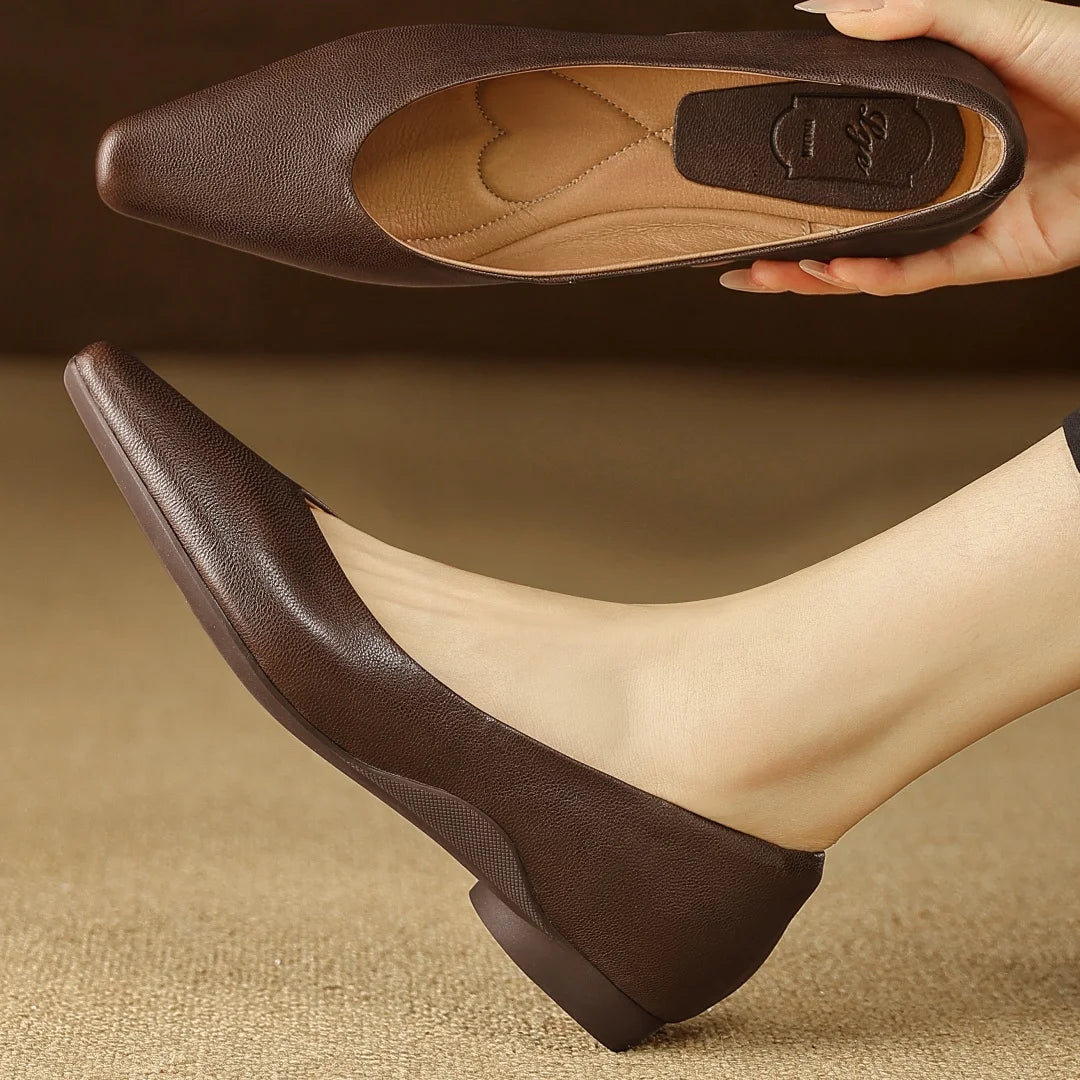Rosaline Leather Pumps