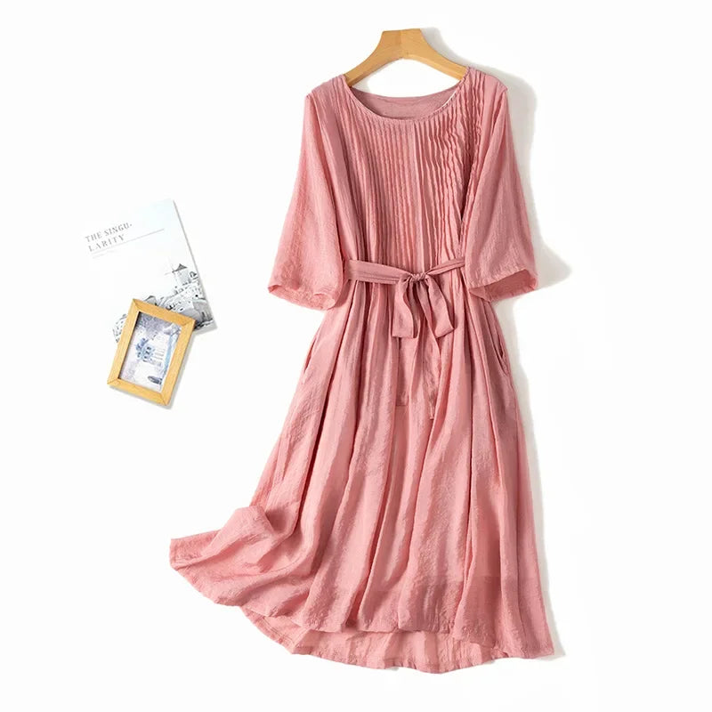 Andrea Linen Dress