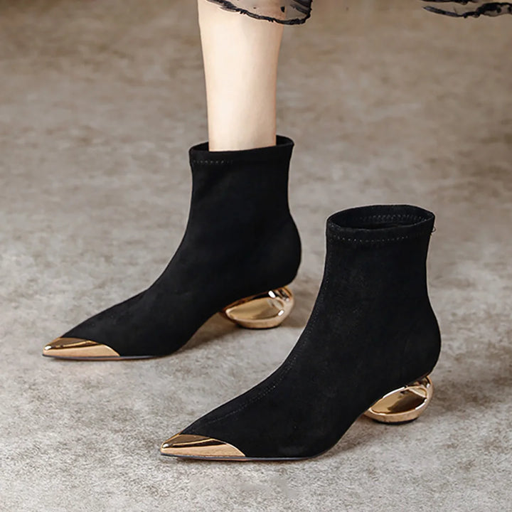 Hazel Hollow Ankle Boots