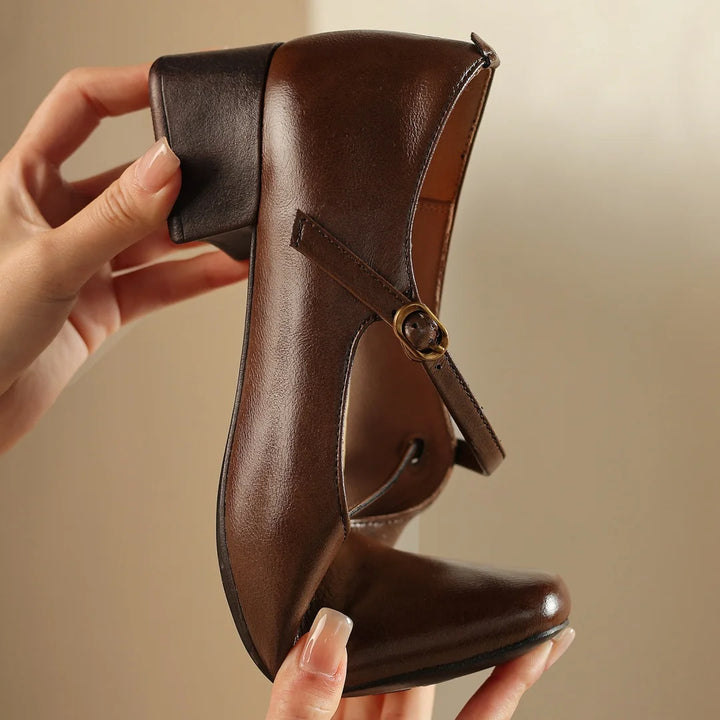 Marbelle Leather Pumps
