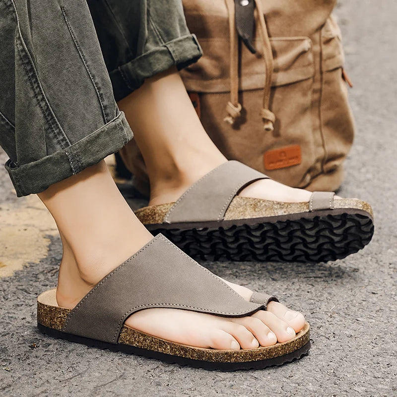 Jason Original Leather Slides