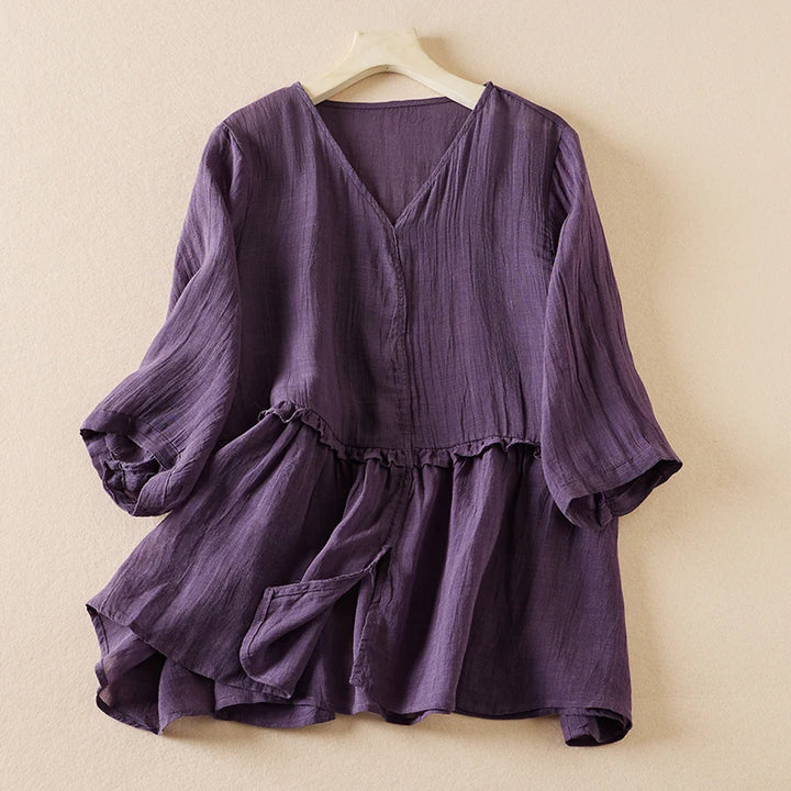Britney Linen Blouse
