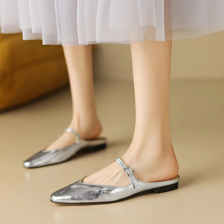 Rosalind Genuine Leather Mules