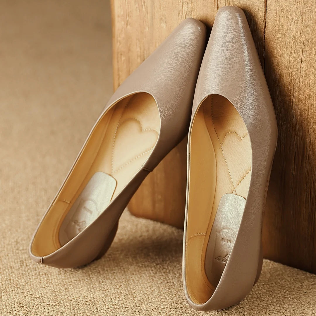 Rosaline Leather Pumps
