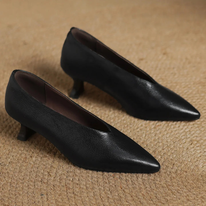 Louise Leather Pumps