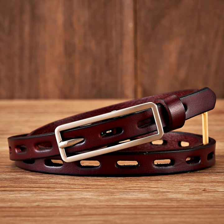 Skinny Leather Belt