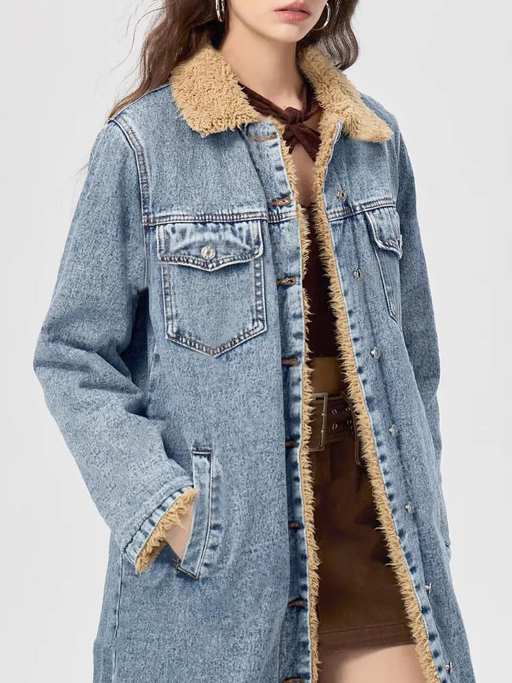 Rebecca Denim Long Coat