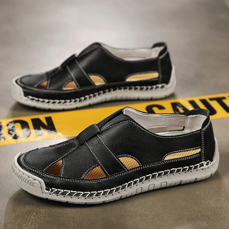 Nexus Leather Sandals